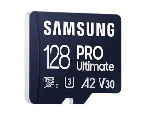 Памет, Samsung 128GB micro SD Card PRO Ultimate with Adapter , UHS-I, Read 200MB/s - Write 130MB/s, U3, V30, A2 - image 2