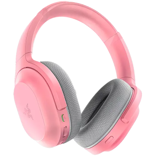 Razer Barracuda Pink, Wireless Multi-platform Gaming and Mobile Headset, Razer TriForce 50mm Drivers, Dual Integrated Noise-Cancelling mics, Pressure-Relieving Memory Foam, THX Spatial Audio, 40hrs, Type-C, Compatible with PC, PlayStation,