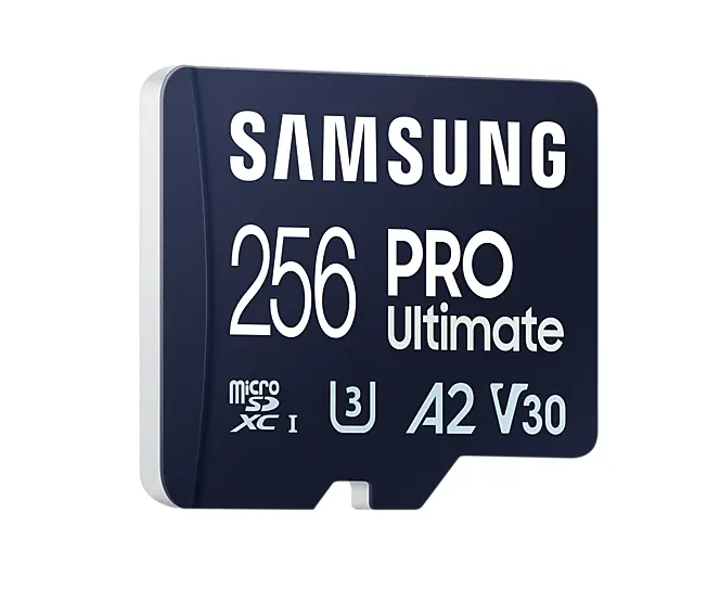 Памет, Samsung 256GB micro SD Card PRO Ultimate with Adapter , UHS-I, Read 200MB/s - Write 130MB/s, U3, V30, A2 - image 2