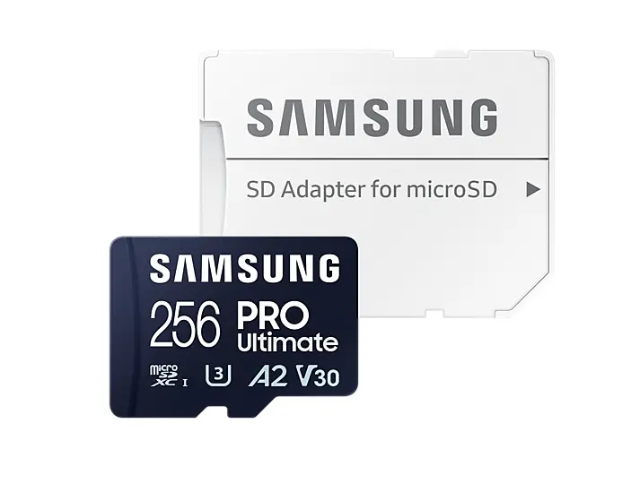 Памет, Samsung 256GB micro SD Card PRO Ultimate with Adapter , UHS-I, Read 200MB/s - Write 130MB/s, U3, V30, A2 - image 3