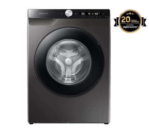 Пералня, Samsung WW90T534DAX/S7, Washing Machine,  9 kg, 1400 rpm,  Energy Efficiency A, Eco Bubble, Bubble Soak, AI Control, Auto Dispense, Hygiene Steam, Spin Efficiency B, WiFi, SmartThings, Inox