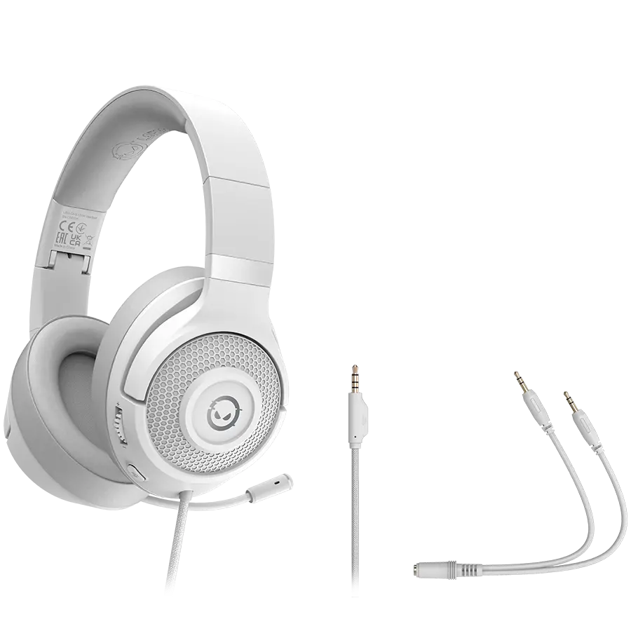 LORGAR Gaming Headset Noah 101 Wired White - image 4