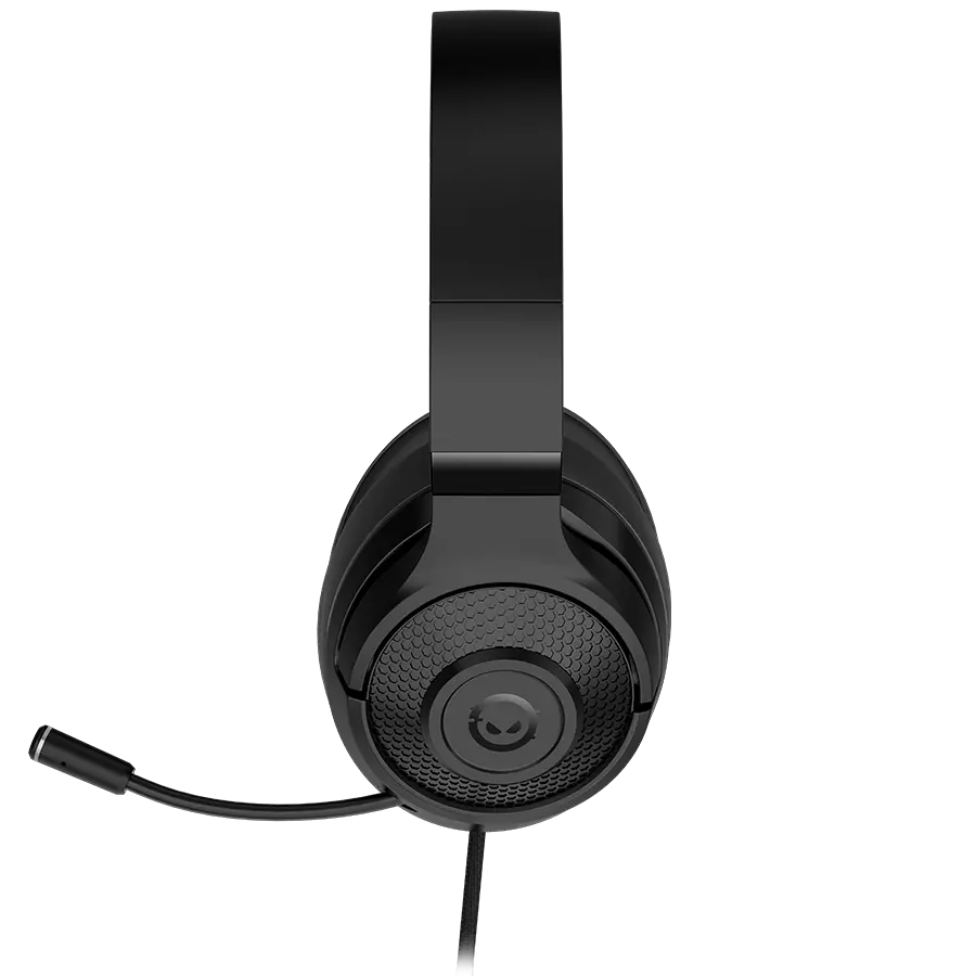 LORGAR Noah 101, Gaming headset cu microfon, conectare prin jack de 3.5mm, lungime cablu 2m, design pliabil, căști de urechi din piele PU, dimensiuni - image 2