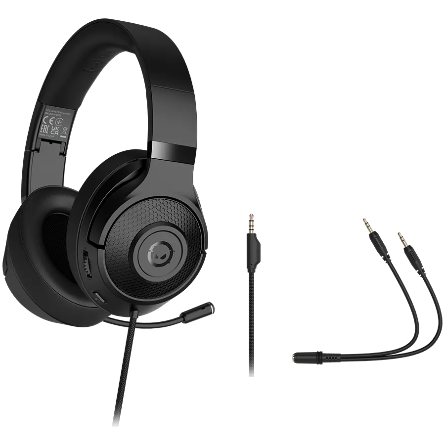 LORGAR Căști gaming Noah 101 cu fir Negre - image 4