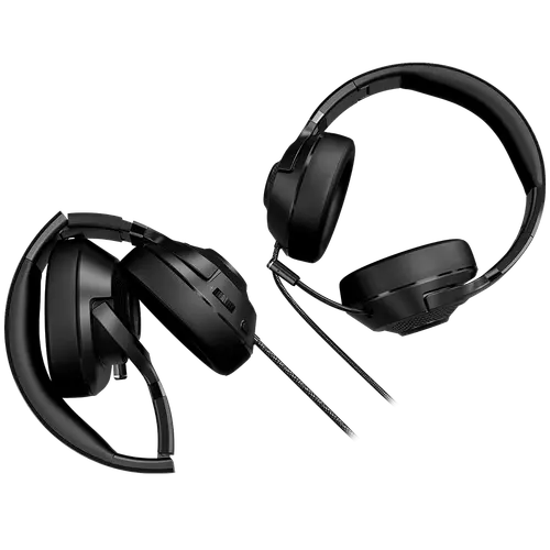 LORGAR Noah 101, Gaming headset with microphone, 3.5mm jack connection, cable length 2m, foldable design, PU leather ear pads, size: 185*195*80mm, 0.245kg, black - image 5