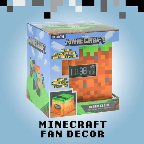 Ρολόι/ξυπνητήρι Paladone Minecraft Alarm Clock - 6