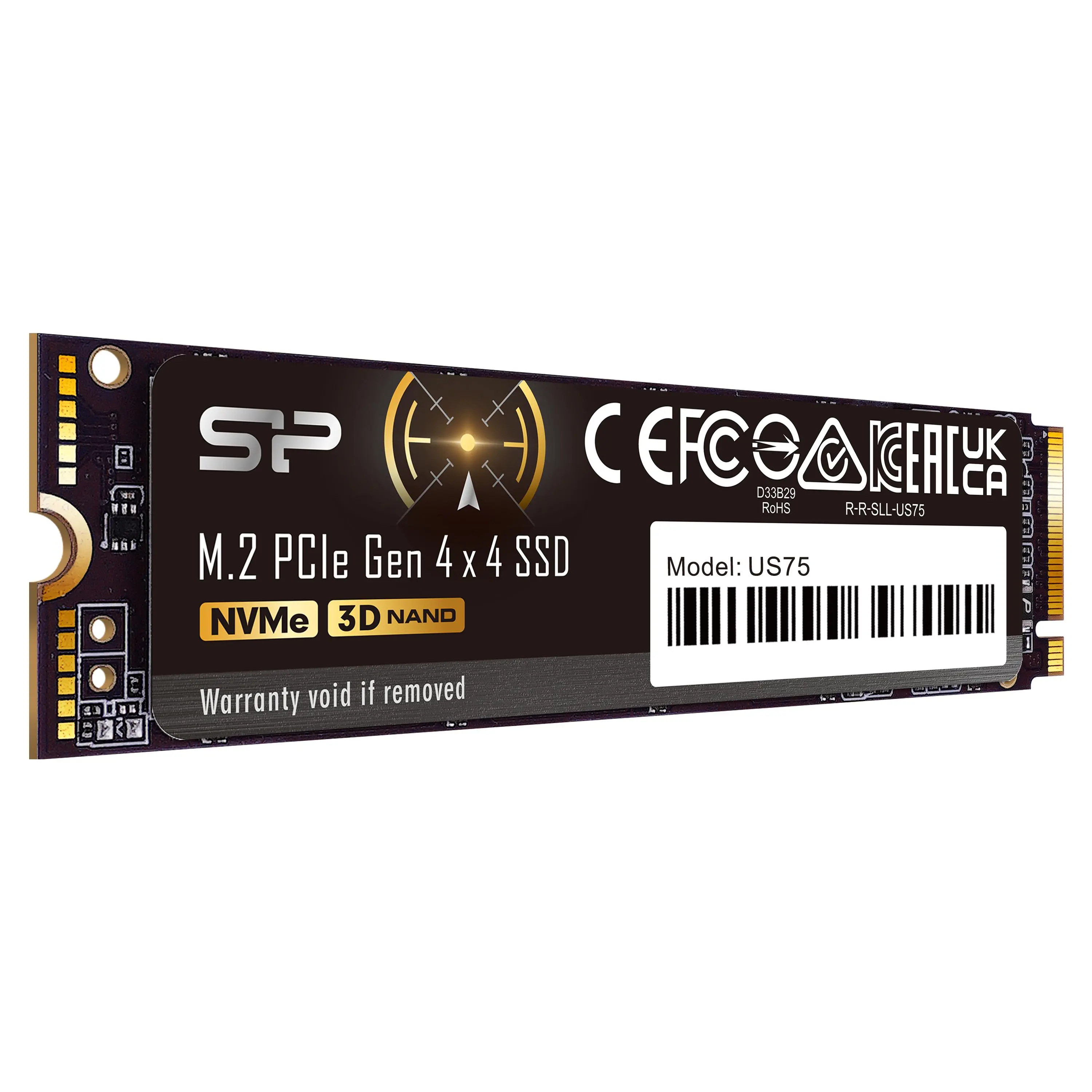 SSD Silicon Power US75 1TB M.2-2280, PCIe, Gen 4x4 NVMe - image 1