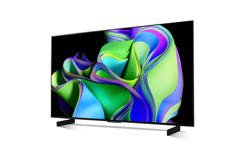 Телевизор, LG OLED42C31LA, 42" UHD OLED evo, 4K (3840 x 2160), DVB-C/T2/S2, Full Cinema Screnn, Alpha 9, 120Hz, ThinQ AI, HDR10, VRR, NVIDIA G-SYNC, AMD FreeSync, Dolby Vision, Dolby Atmos, Wi-Fi, BT, HDMI, USB, Multi View, Meteor Titan - image 1