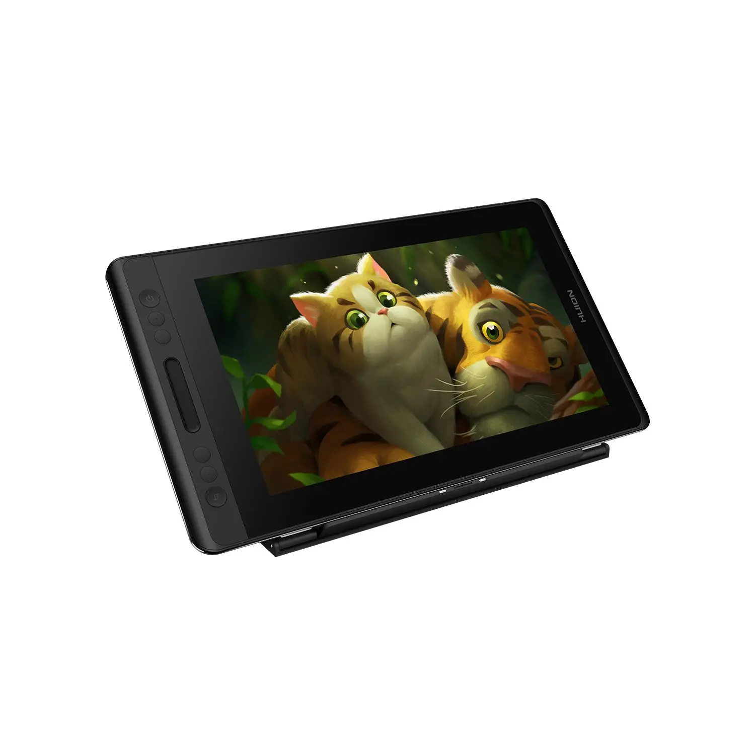Графичен дисплей таблет HUION Kamvas Pro 13, USB-C, Черен/Сребрист - image 1