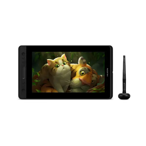 Tabletă grafică cu display HUION Kamvas Pro 13, USB-C, Negru/Argintiu - 1