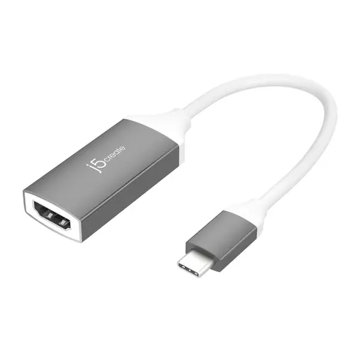 Adaptor j5create JCA153G, USB-C la 4K HDMI, Gri - 1
