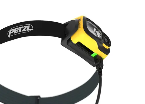 Lanternă frontală PETZL SWIFT RL 2024, 1100 Lumeni, Seria Professional, Negru/Galben - 4