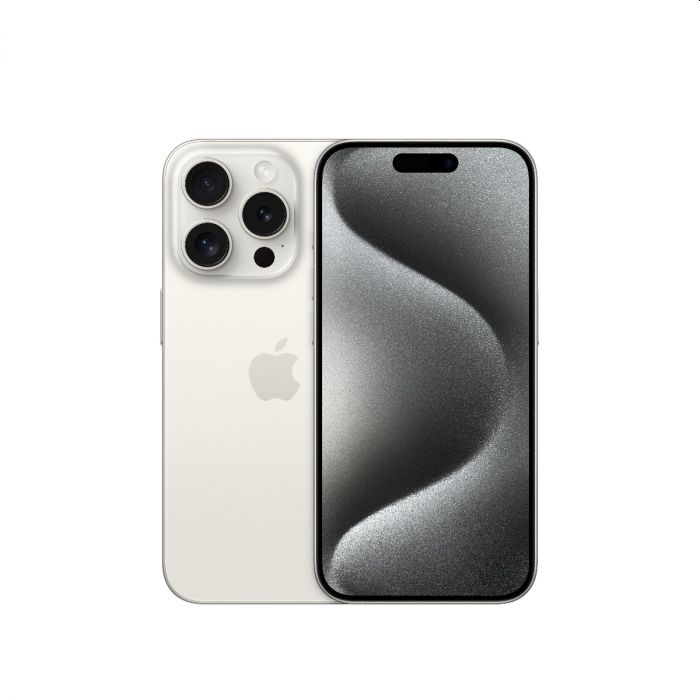 Мобилен телефон, Apple iPhone 15 Pro 512GB White Titanium