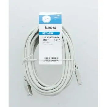Мрежов кабел HAMA,CAT 5e, FTP/UTP, RJ-45 - RJ-45, 20 м, екраниран, Сив, булк опаковка - image 2