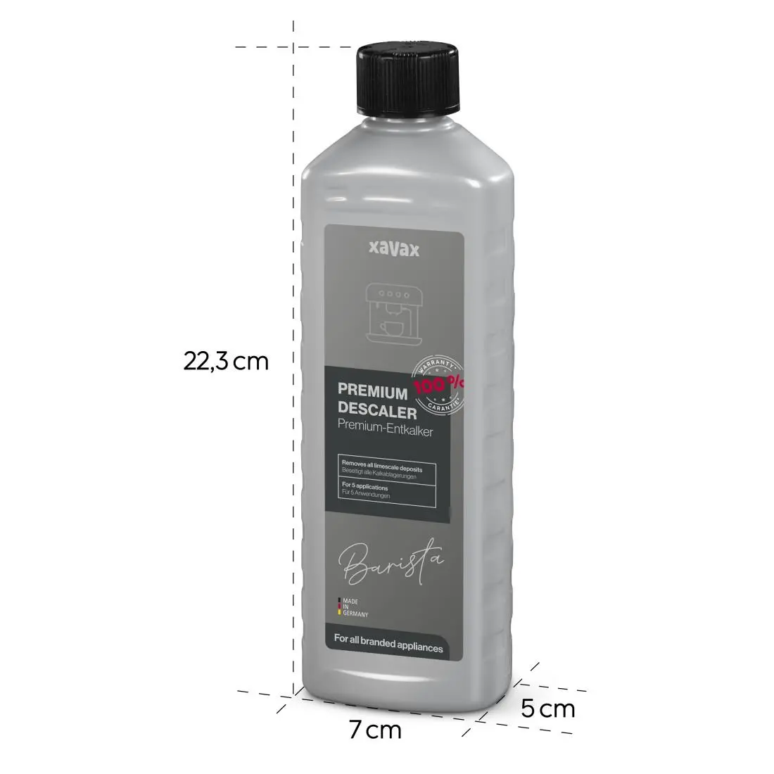 Антикалциращ препарат XAVAX Premium за  кафе машини 500ml, 111283 - image 3