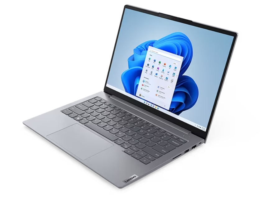 Лаптоп, Lenovo ThinkBook 14 G6 AMD Ryzen 7 7730U (up to 4.5GHz, 16MB), 32GB (16+16) DDR4 3200MHz, 1TB SSD, 14" WUXGA (1920x1200) IPS AG, AMD Radeon Graphics, WLAN, BT, 1080p&IR Hybrid  Cam, Backlit KB, FPR, Arctic Grey, DOS, 3Y