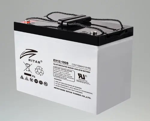 Baterie cu plumb RITAR (EV12-100S), 12V, 100Ah 306/ 168/ 211 mm, Pentru cărucioare electrice - 1
