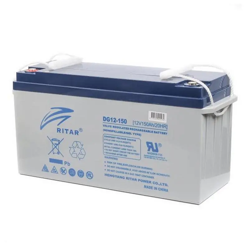 Baterie cu plumb cu gel RITAR (DG12-150), 12V, 150Ah, F12/M8, Pentru sisteme solare