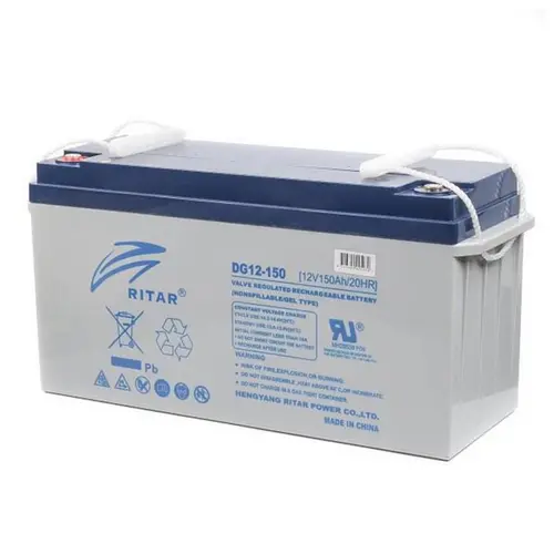 Μπαταρία μολύβδου gel RITAR (DG12-150), 12V, 150Ah, F12/M8, Για ηλιακά συστήματα - 1