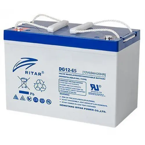 Μπαταρία μολύβδου gel RITAR (DG12-65), 12V, 65Ah, 350 / 167 /182 mm F5/M8 / F11/M6, Για ηλιακά συστήματα - 1