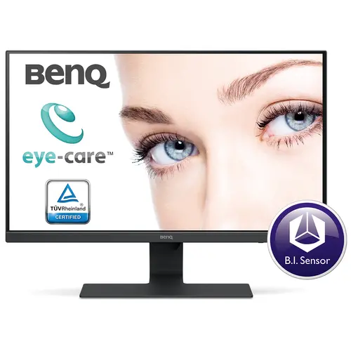 Монитор BenQ GW2480E, IPS, 23.8 inch, Wide, Full HD, D-sub, HDMI, DisplayPort, Черен - image 1