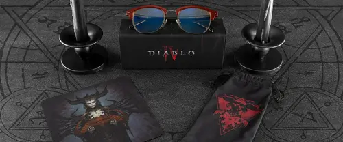 Компютърни очила GUNNAR Diablo IV Sanctuary Edition - Blood Onyx Amber - image 4