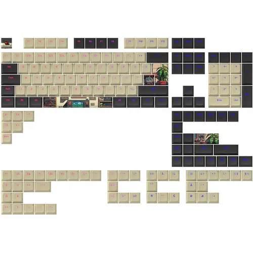 Capace de taste pentru tastatură mecanică Dark Project - Arcade PBT - ANSI & ISO - 1