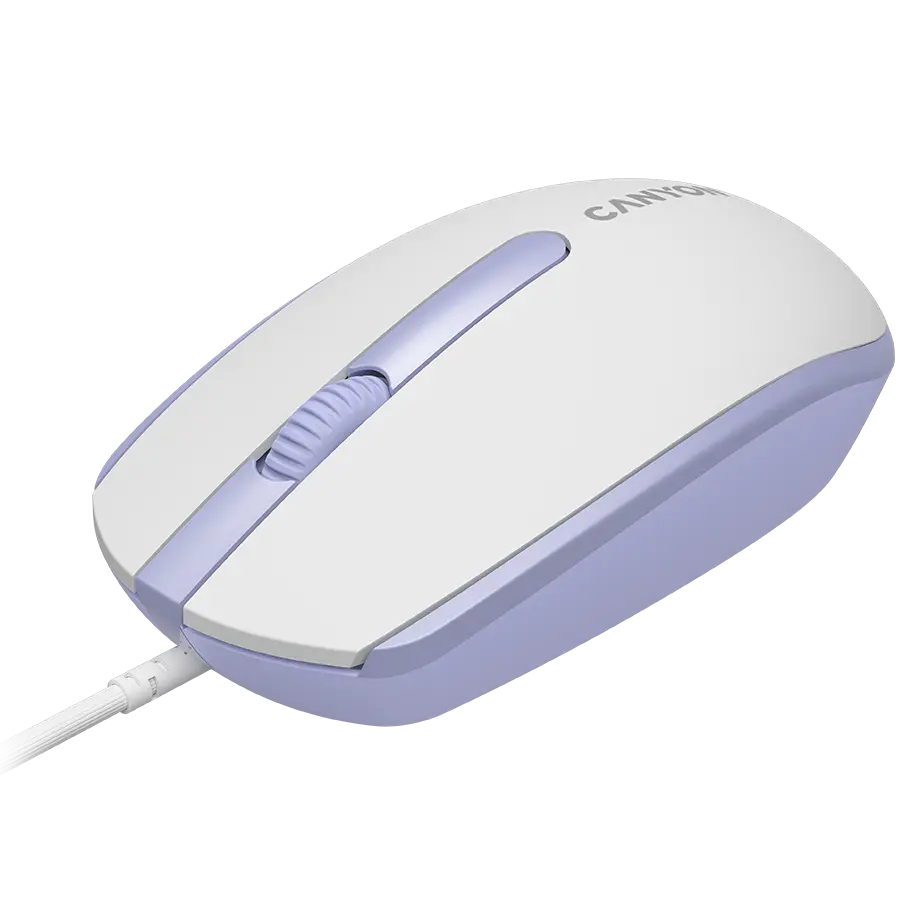 CANYON mouse M-10 Wired White Lavender - image 1