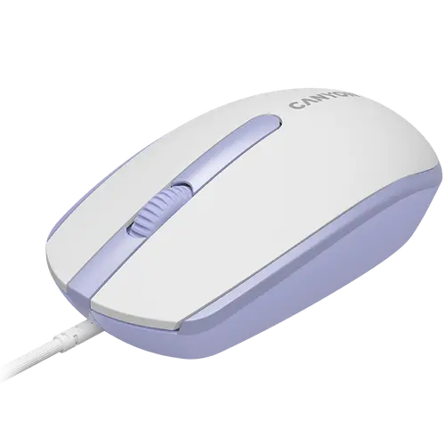 CANYON mouse M-10 cu fir, alb Lavender - 2