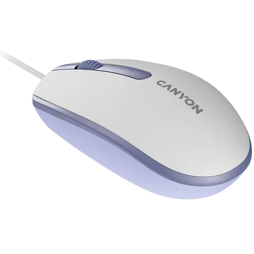 CANYON ποντίκι M-10 Ενσύρματο Λευκό Lavender - 4