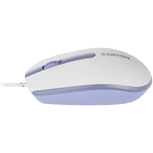 CANYON mouse M-10 cu fir, alb Lavender - 5