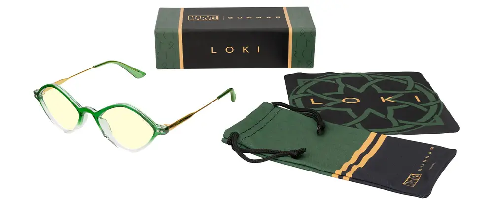 Компютърни очила GUNNAR Loki Asgard Edition - Emerald Gold Amber - image 4