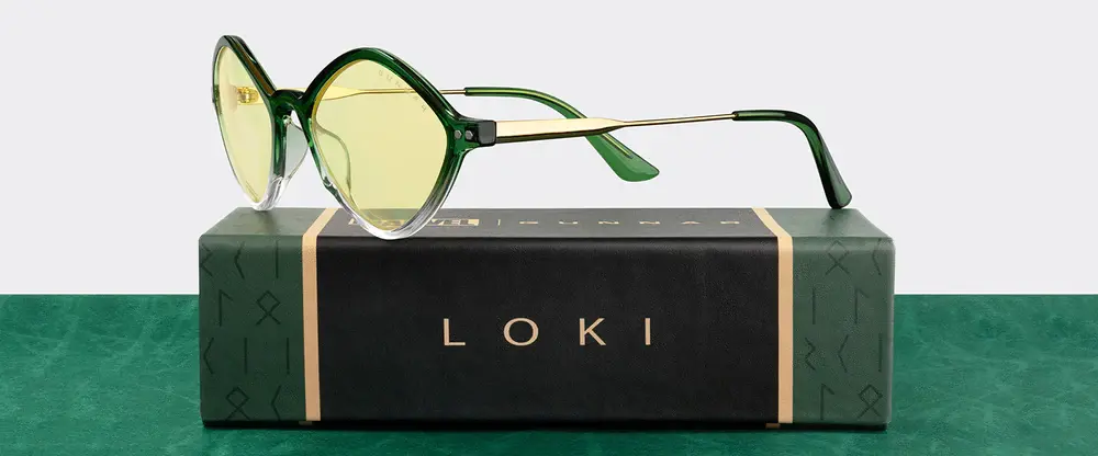 Компютърни очила GUNNAR Loki Asgard Edition - Emerald Gold Amber - image 5