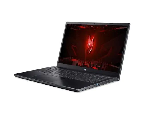 Лаптоп, Acer Nitro V15, ANV15-51-55LV, Intel Core i5-13420H (up to 4.60 GHz, 12MB), 15.6" FHD IPS SlimBezel 144Hz, 16GB DDR5, 512GB PCIe NVMe SSD, GeForce RTX 3050 6GB GDDR6, INTEL 2X2 AX+BT, HD Cam, FP, KB Backlight, Linux, Black - image 2