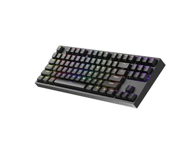 Клавиатура, Genesis Gaming Keyboard Thor 404 TKL Black RGB Backlight US Layout Yellow Switch - image 3