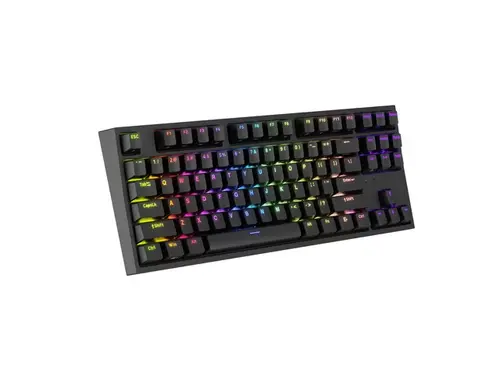 Tastatură, Genesis Gaming Keyboard Thor 404 TKL Negru RGB Iluminare din spate US Layout Yellow Switch - 1