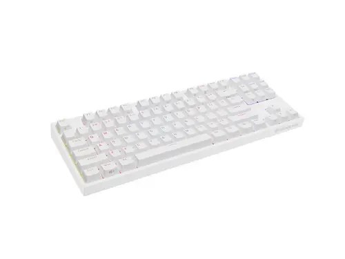 Клавиатура, Genesis Gaming Keyboard Thor 404 TKL White RGB Backlight US Layout Yellow Switch - image 2