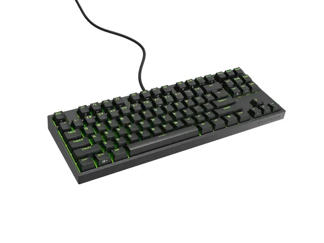 Клавиатура, Genesis Gaming Keyboard Thor 404 TKL Black RGB Backlight US Layout Brown Switch - image 1