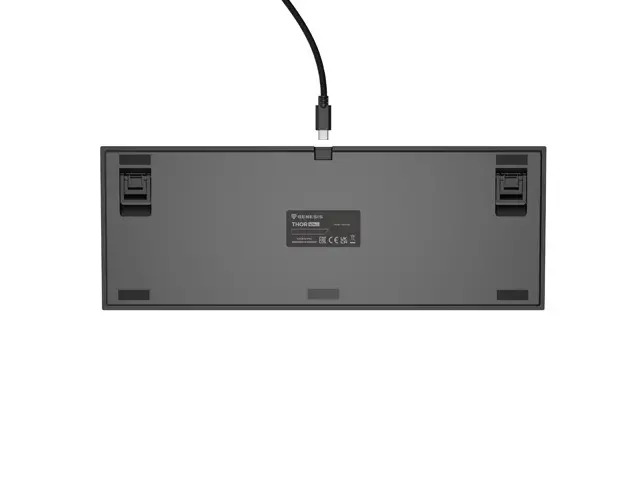 Клавиатура, Genesis Gaming Keyboard Thor 404 TKL Black RGB Backlight US Layout Brown Switch - image 3