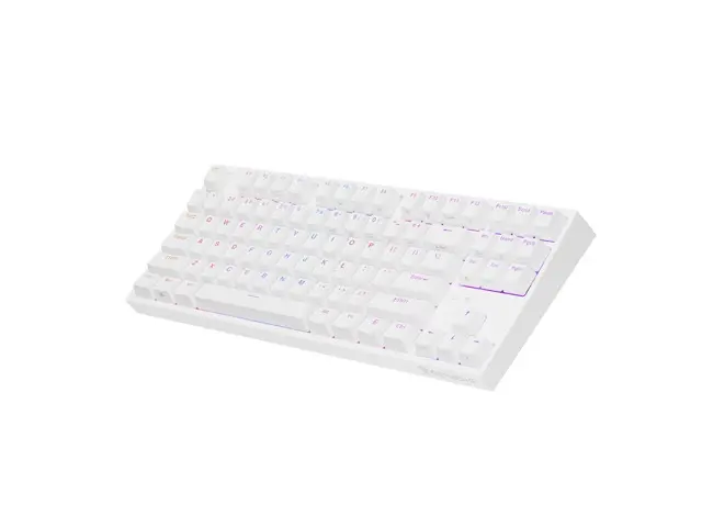 Клавиатура, Genesis Gaming Keyboard Thor 404 TKL White RGB Backlight US Layout Brown Switch - image 2