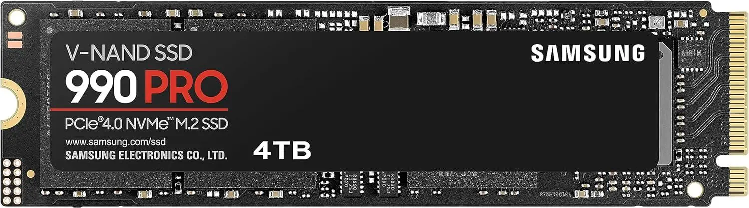 Σκληρός δίσκος, Samsung SSD 990 PRO 4TB PCIe 4.0 NVMe 2.0 M.2 V-NAND 3-bit MLC, Κρυπτογράφηση 256-bit, Ανάγνωση 7450 MB/s Εγγραφή 6900 MB/s