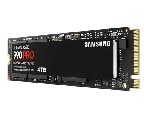 Hard disk, Samsung SSD 990 PRO 4TB PCIe 4.0 NVMe 2.0 M.2 V-NAND 3-bit MLC, Criptare 256-bit, Citire 7450 MB/s Scriere 6900 MB/s - 3