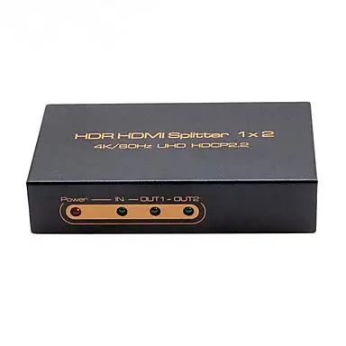 HDMI сплитер ESTILLO HDSP0010M1, 1/2, 4K/60Hz - image 1