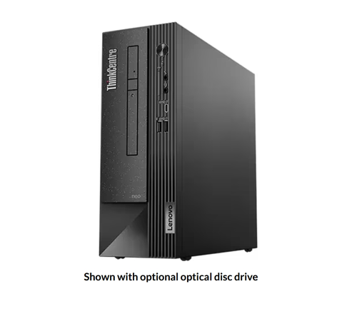 Настолен компютър, Lenovo ThinkCentre neo 50s G4 SFF Intel Core i5-13400 (up to 4.6GHz, 20MB), 16GB DDR4 3200MHz, 512GB SSD, Intel UHD Graphics 730, DVD, KB, Mouse, DOS, 3Y onsite