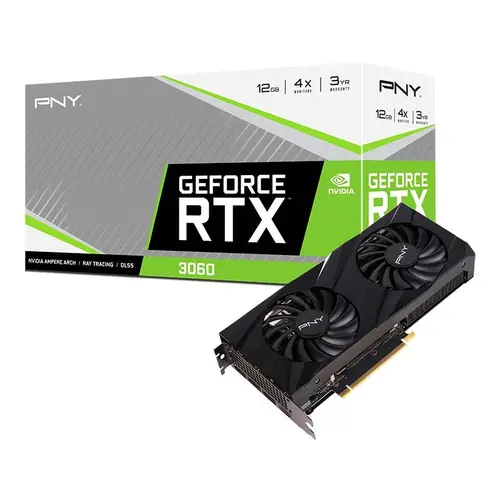 Видео карта PNY GeForce RTX 3060 VERTO DUAL FAN 12GB, 192bit, PCIe 4.0, DisplayPort, HDMI, LHR - image 7