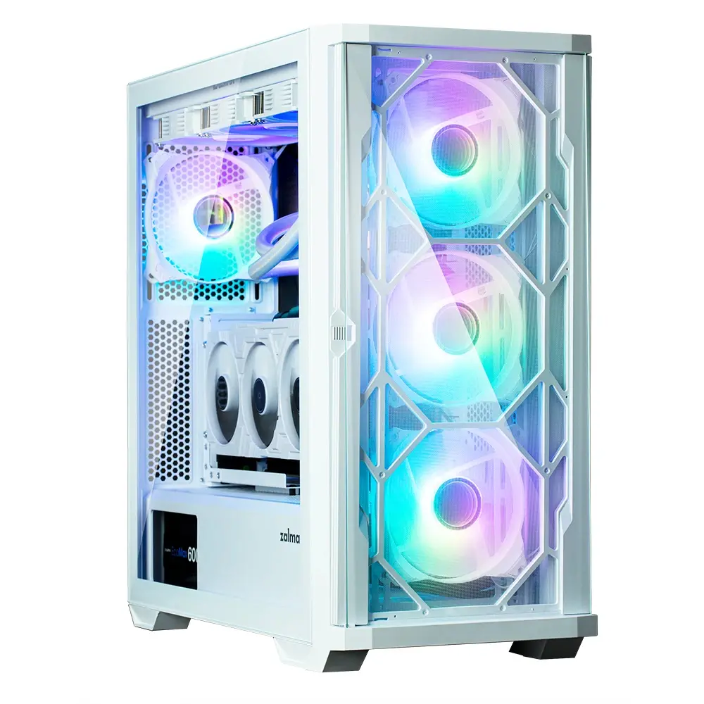 Zalman carcasă Case EATX - Z10 DUO White - Mesh/Tempered Glass