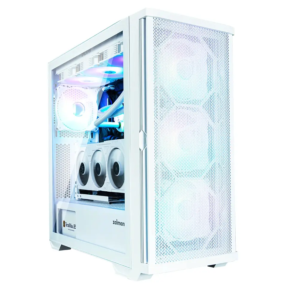 Zalman кутия Case EATX - Z10 DUO White - Mesh/Tempered Glass - image 1