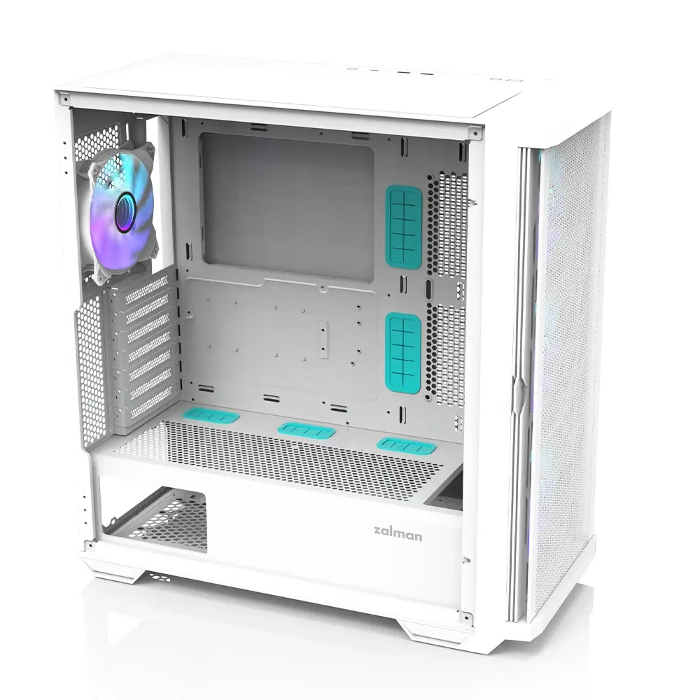 Zalman кутия Case EATX - Z10 DUO White - Mesh/Tempered Glass - image 10