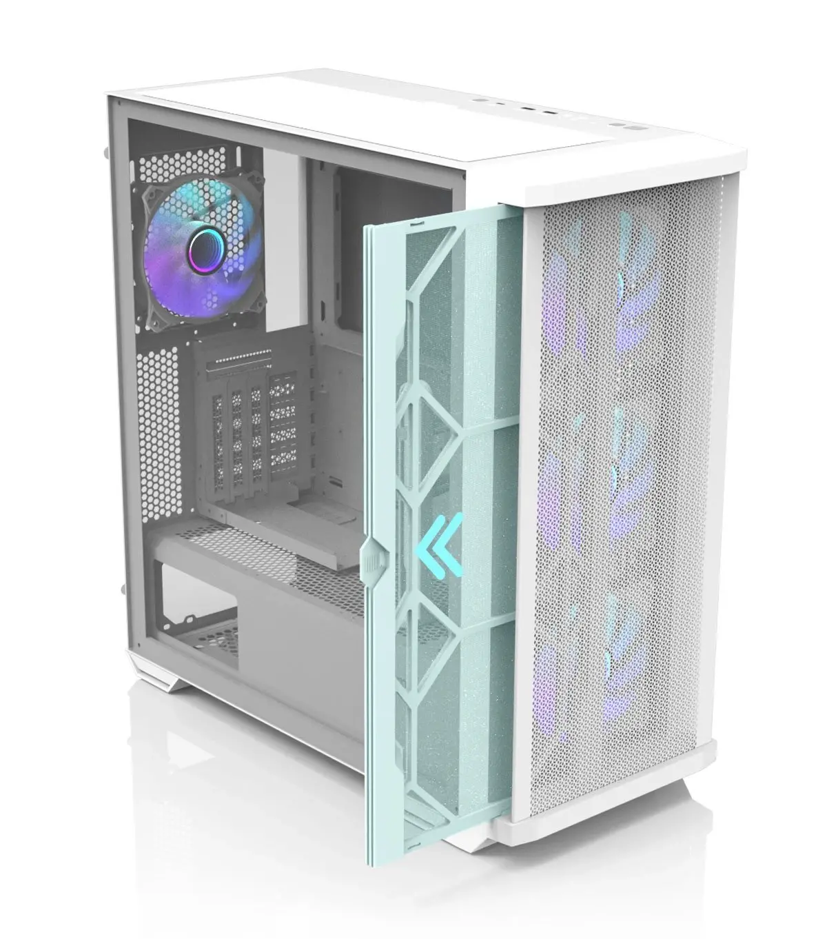 Zalman кутия Case EATX - Z10 DUO White - Mesh/Tempered Glass - image 17