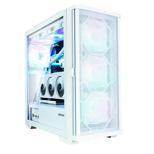 Zalman кутия Case EATX - Z10 DUO White - Mesh/Tempered Glass - image 1